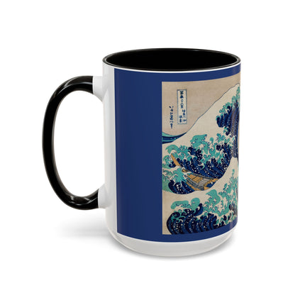 The Great Wave off Kanagawa by Katsushika Hokusai Colorful Mugs (11oz, 15oz)