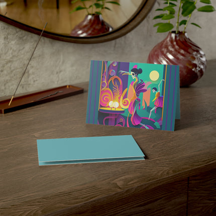 Dance of the Skeleton Ballerinas Greeting Cards (1, 10, 30, and 50pcs)