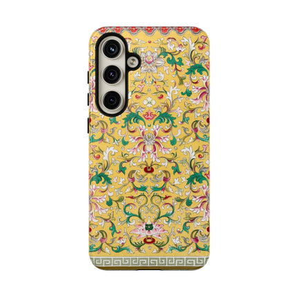 Yellow Botanical Pattern by Owen Jones Phone Cases