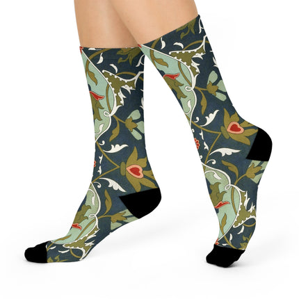 Ornamental Tiles (Pl. 10) from the Afghan Boundary Commission Cushioned Crew Socks