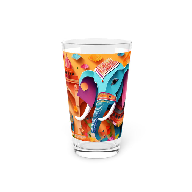 Elephant at an Autumn Festival Glass, 16oz