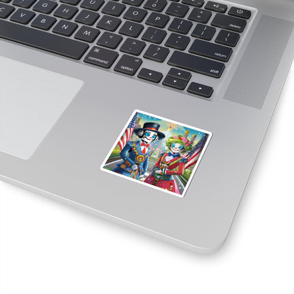 Cyber Punk Robots Kiss-Cut Stickers (4 Sizes)