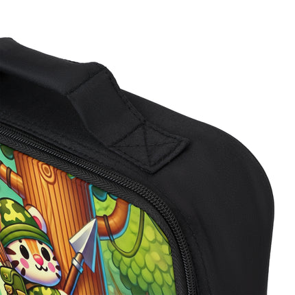 Stealthy Stripes Lunch Bag – Jungle Camo & Silent Hunter