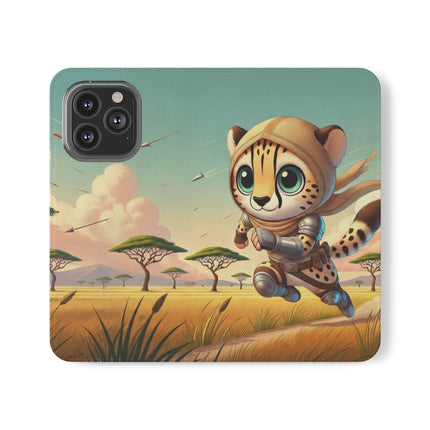 🐆⚡ Swift Cheetah Flip Case – Speed, Freedom & Untamed Adventure