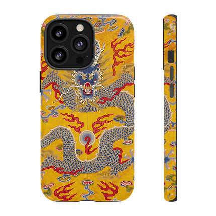 Majestic Dragon Regalia – Imperial 12-Symbol Robe Phone Cases