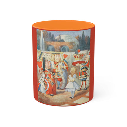 Off with her head! Off with— by Sir John Tenniel Colorful Mugs, 11oz