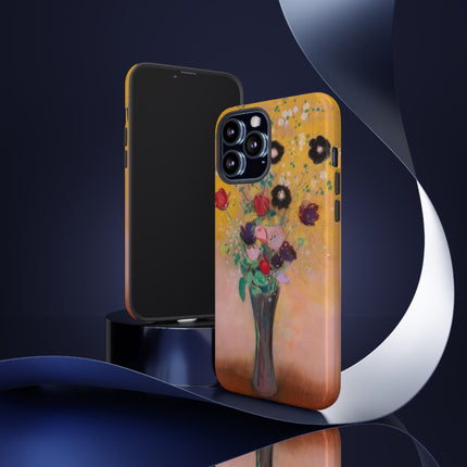 Vase of Flowers by Odilon Redon Phone Cases