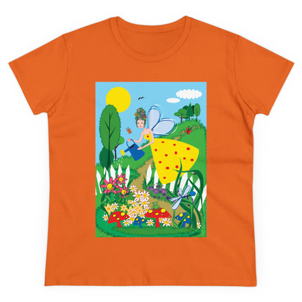 Garden Magic Women's Midweight Cotton Tee