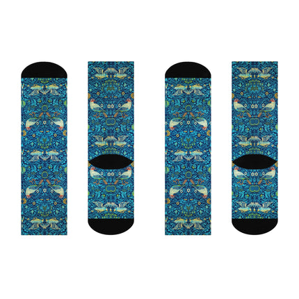 Birds by William Morris Cushioned Crew Socks