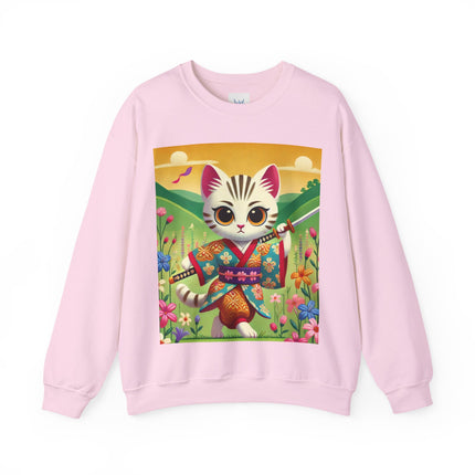 Samurai Kitten Unisex Heavy Blend™ Crewneck Sweatshirt