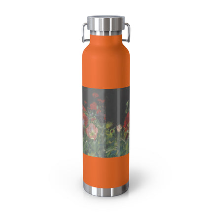 Poppies (A Study of Poppies for Carnation, Lily, Lily, Rose) by John Singer Sargent Copper Vacuum Insulated Bottle, 22oz