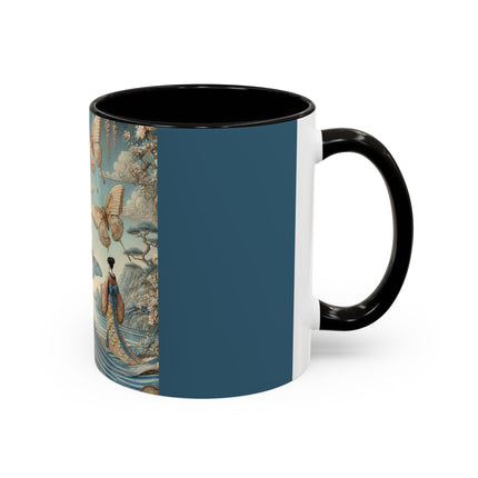 Butterfly Empress Colorful Mug – Graceful Butterflies & Timeless Elegance