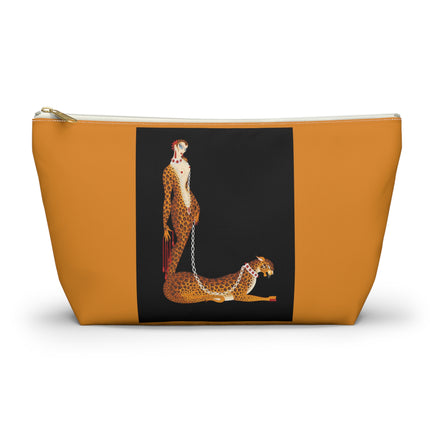 Leopard Queen Cosmetic Bag – Wild Glamour & Art Deco Elegance