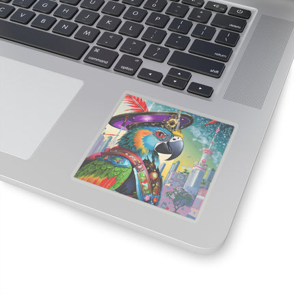 Tech Plumes Kiss-Cut Stickers (4 Sizes)