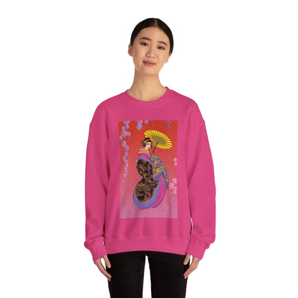 Enchanting Geisha Unisex Heavy Blend™ Crewneck Sweatshirt