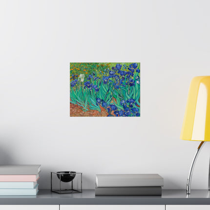 Irises by Vincent Van Gogh Matte Horizontal Posters