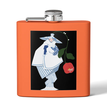 Blue & White Porcelain Geisha Flask – Quiet Elegance & Timeless Grace