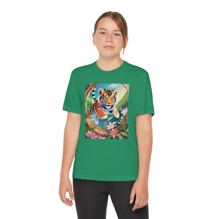 Majestic Tiger Cub Youth Competitor Tee – Courage, Adventure & Fiery Spirit