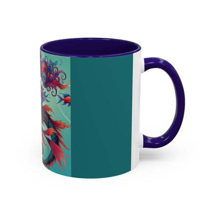 Mermaid & Sea Dragon Mug – Ocean Guardian & Mythic Beauty