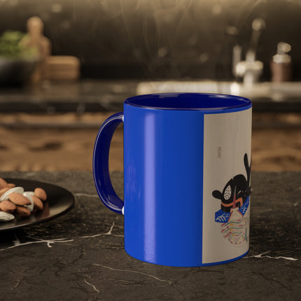 Illustrations of Japanese Toys Pl.009 by Kawasaki Kyosen Colorful Mugs, 11oz