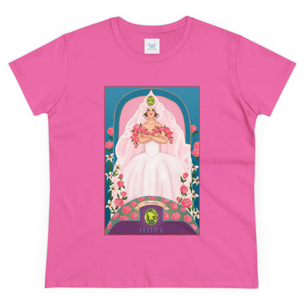 August & Peridot (from the Gem Series) by Sofia Chiostri Women's Midweight Cotton Tee