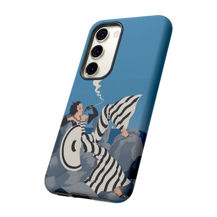 Art Deco Smoker Phone Case – Glamorous Lounging & Timeless Allure