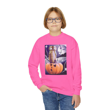 The Startled Pumpkin Youth Crewneck Sweatshirt