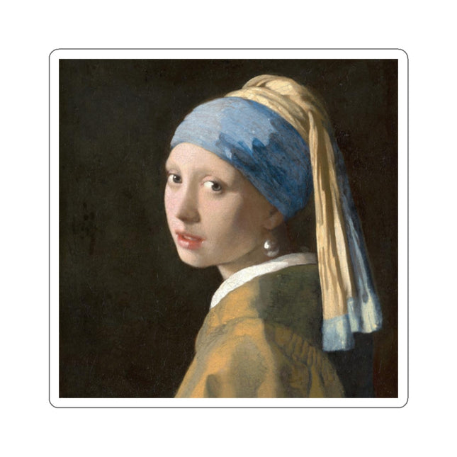 Girl with a Pearl Earring by Johannes Vermeer Kiss-Cut Stickers (4 Sizes)