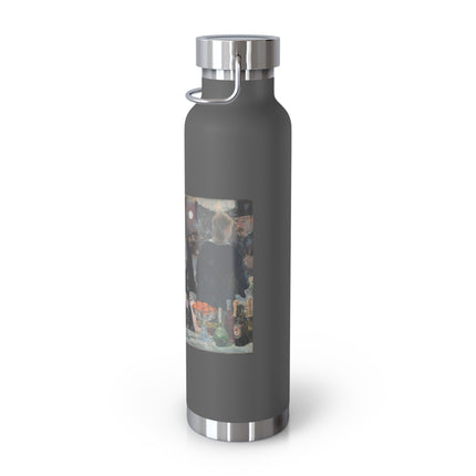 A Bar at the Folies-Bergère by Edouard Manet Copper Vacuum Insulated Bottle, 22oz