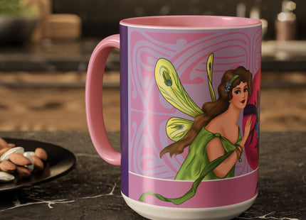The Fairy’s Blossom Colorful Mugs (11oz, 15oz)