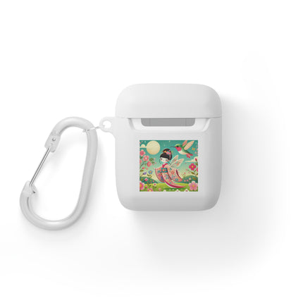 Geisha Fairy and the Hummingbird Blossom AirPods and AirPods Pro Case