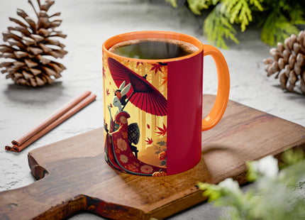 Theatrical Harvest Rabbit Colorful Mugs (11oz, 15oz)