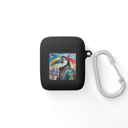 Cyber Toucan Chic AirPods Case Cover
