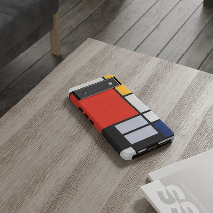Composition with Red, Yellow, Blue, and Black by Piet Mondrian Phone Cases