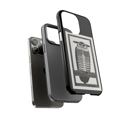 Horned Owl by Samuel Jessurun de Mesquita Phone Cases