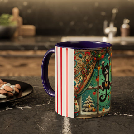 Mischief in Tinselland Colorful Mugs (11oz, 15oz)