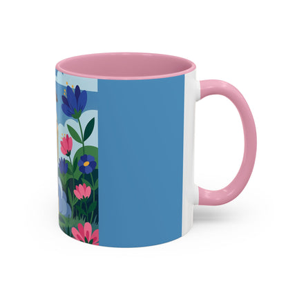 Garden Of New Beginnings Colorful Mugs – Art Deco Floral Elegance