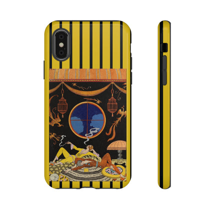 Falbalas et fanfreluches La paresse (Laziness) by George Barbier Phone Cases