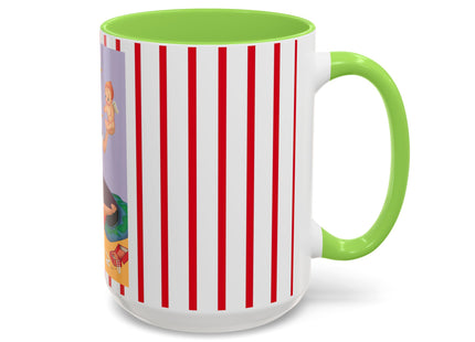 Art Deco Christmas Colorful Mugs (11oz, 15oz)