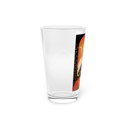 January & Garnet Zodiac Pint Glass