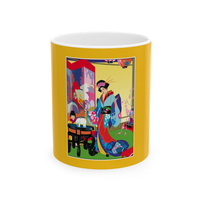 A Timeless Journey by Umberto Brunelleschi Ceramic Mug 11oz