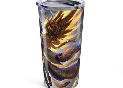 Valkyrie Descending Through Storm Tumbler 20oz