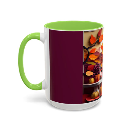 Shih Tzu at an Autumn Colorful Mugs (11oz, 15oz)