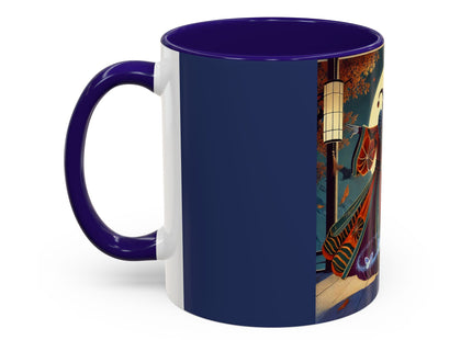 Court Magician with Ghost Butterflies Colorful Mugs (11oz, 15oz)