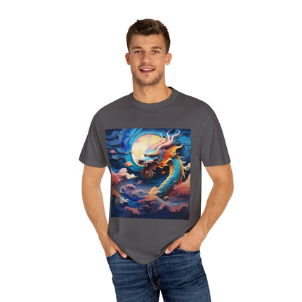 A Dragon's Ascent Unisex Garment-Dyed T-shirt