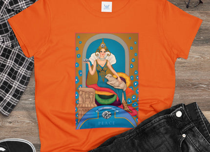 April & Diamond (from the Gem Series) by Sofia Chiostri Women's Midweight Cotton Tee