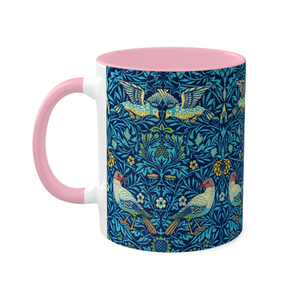 Bird by William Morris Colorful Mugs, 11oz