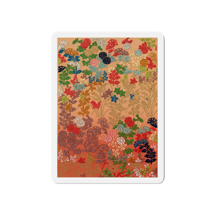 Japanese Flower Pattern by G.A. Audsley Die-Cut Magnets (5 Sizes)