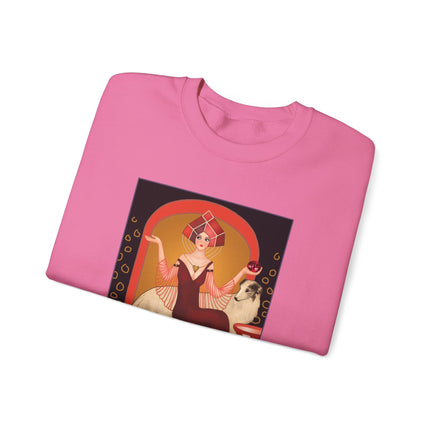 January & Garnet (from the Gem Series) by Sofia Chiostri Heavy Blend™ Crewneck Sweatshirt