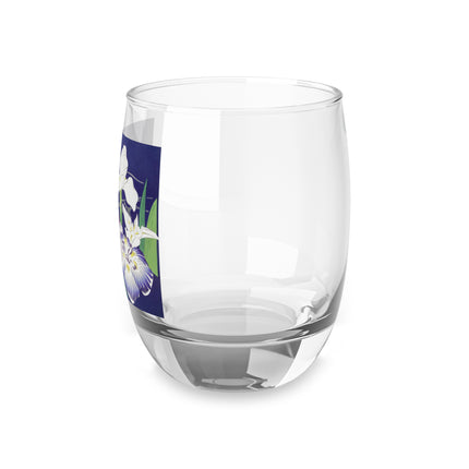 Irises by Kogyo Tsukioka Whiskey Glass